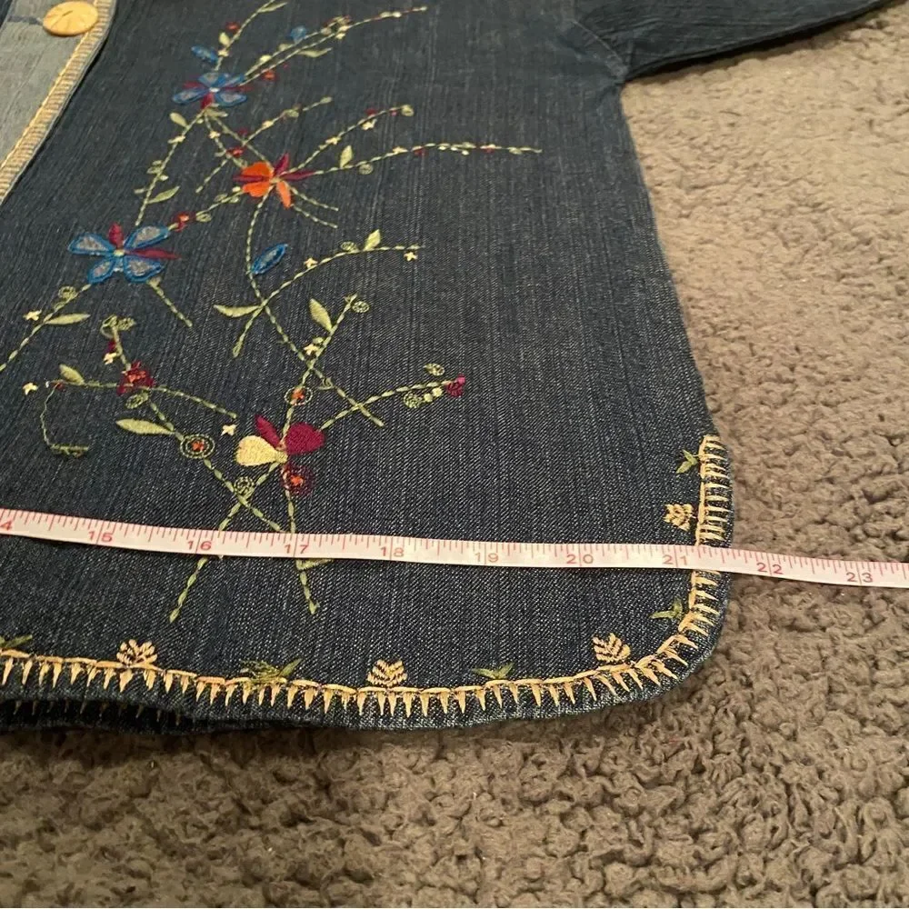 Coldwater Creek Jean Embroidered Jacket - Picture 13 of 14